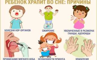 Храп у здорового ребенка: причины и алгоритм действий