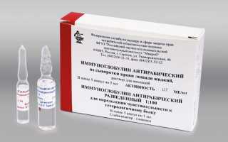 Иммуноглобулин антирабический для профилактики бешенства