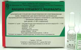 Вакцина против клещевого энцефалита