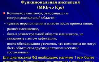 Функциональная диспепсия (несварение)