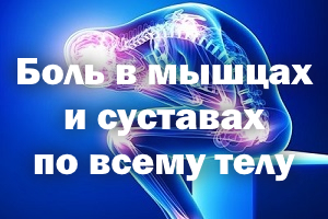 Боль в мышцах и суставах по всему телу - причины Боль в мышцах и суставах по всему телу - источники